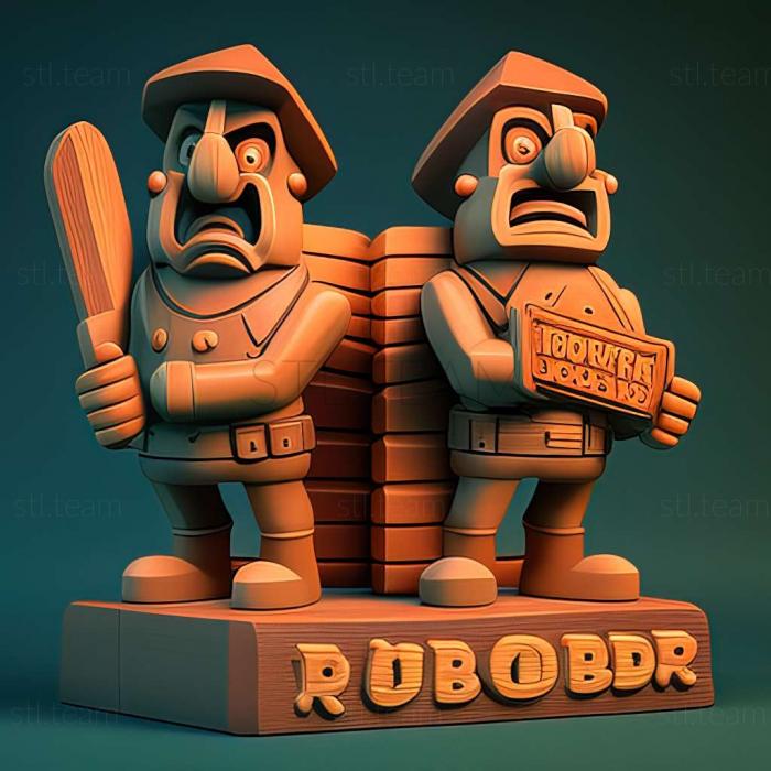 3D модель Игра «Ограбление Боба: двойные неприятности» (STL)
